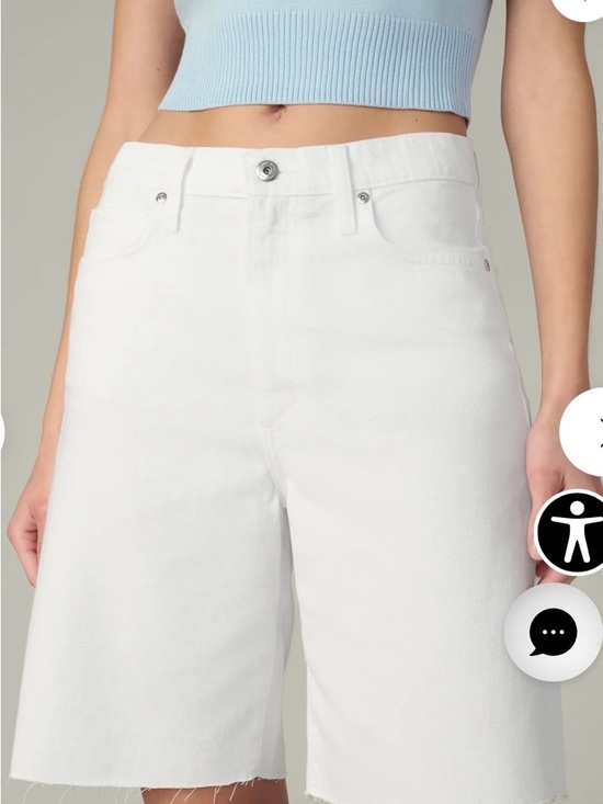 Joe’s The Ryan Bermuda White High-Rise Shorts - Size 26 - Picture 5 of 13